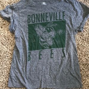 bonneville bees grey shirt
